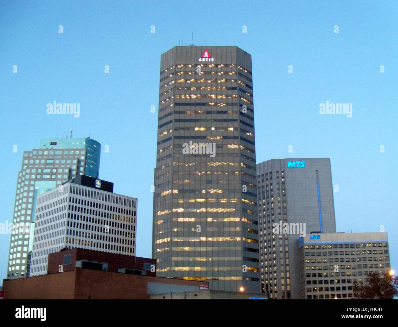 360 Bâtiment principal à Winnipeg, Manitoba Banque D'Images