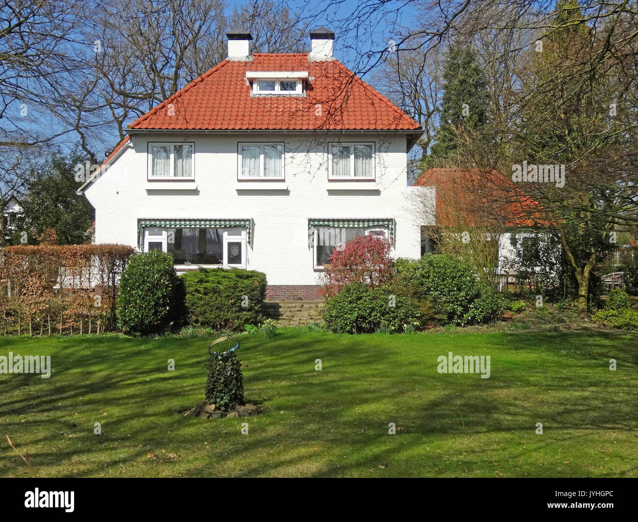 Voormalige 20160411 burgemeestersvilla1 Gasselternijveen Banque D'Images