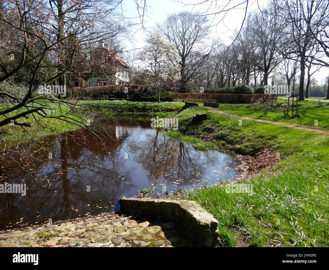 Voormalige 20160411 burgemeestersvilla3 Gasselternijveen Banque D'Images