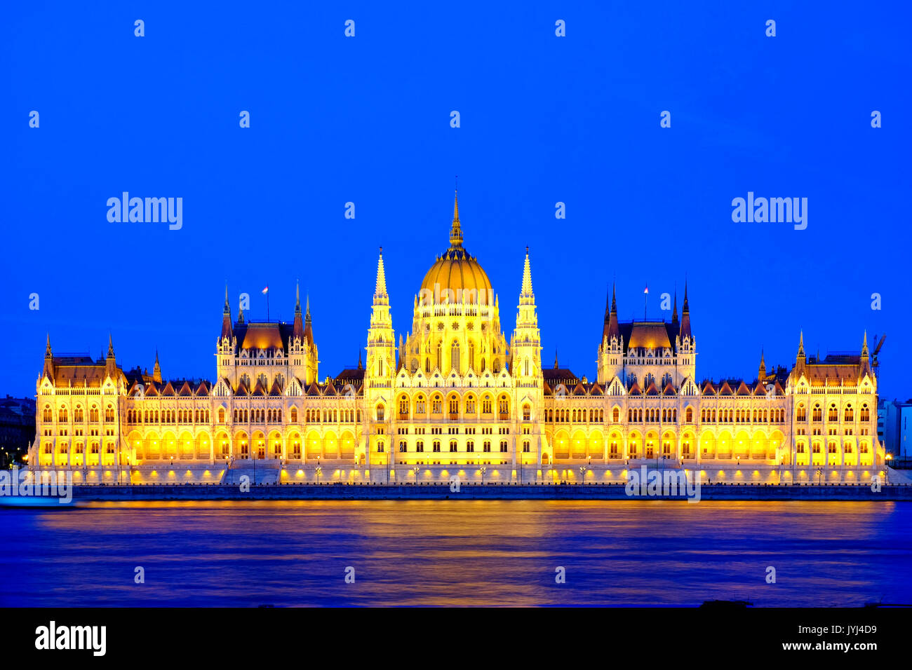 Bâtiment du Parlement hongrois, Budapest, Hongrie Banque D'Images