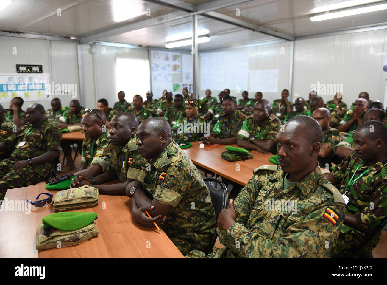 2017 27 Planification des opérations militaires de l'AMISOM (32428836201) Cours 5 Banque D'Images