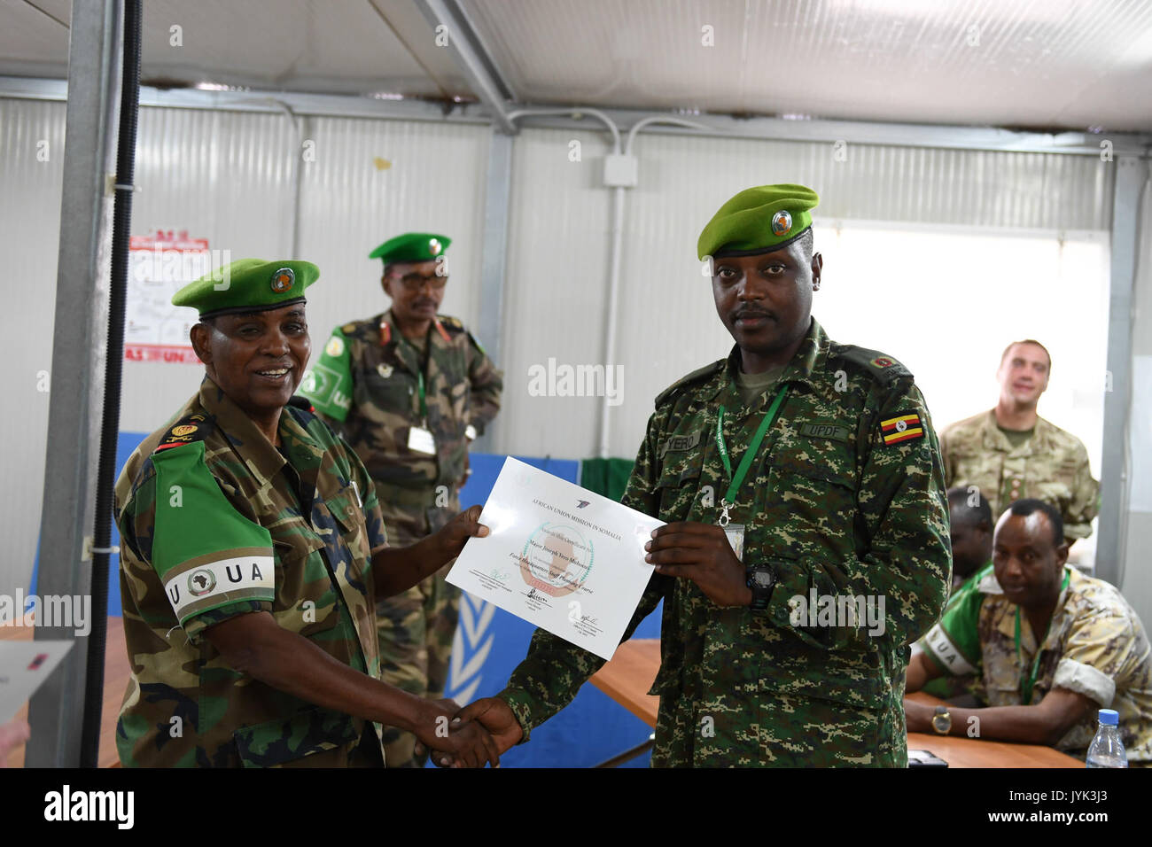 2017 27 Planification des opérations militaires de l'AMISOM (32428833651) Cours 8 Banque D'Images