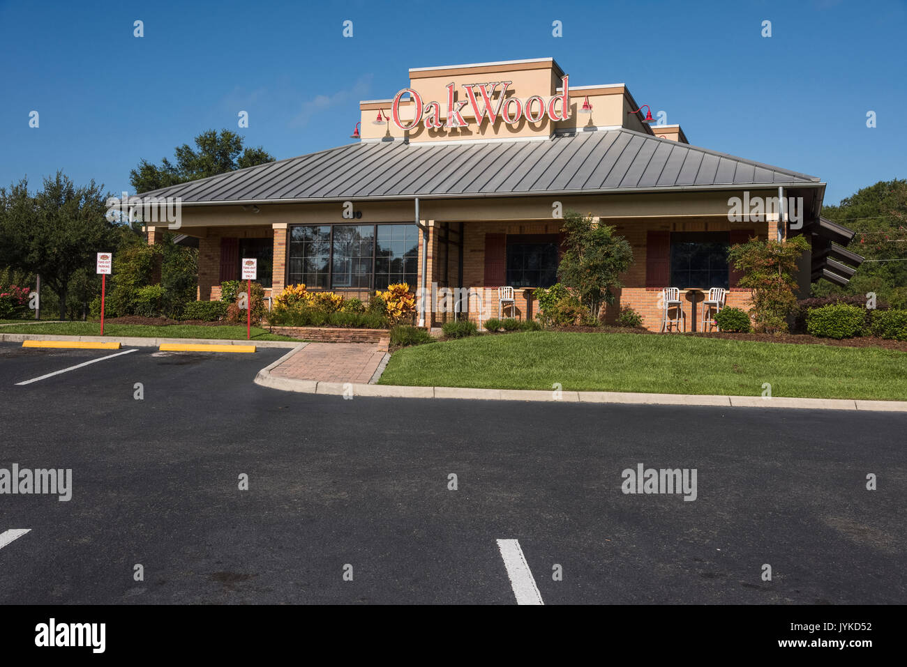 Oakwood Smokehouse Grill Lady Lake Floride Banque D'Images