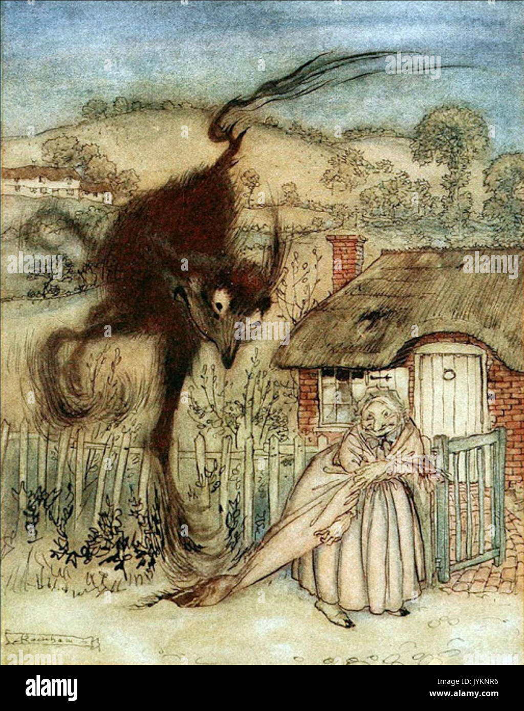 338 Bien ! Elle rit, je suis dans la chance ! Banque D'Images