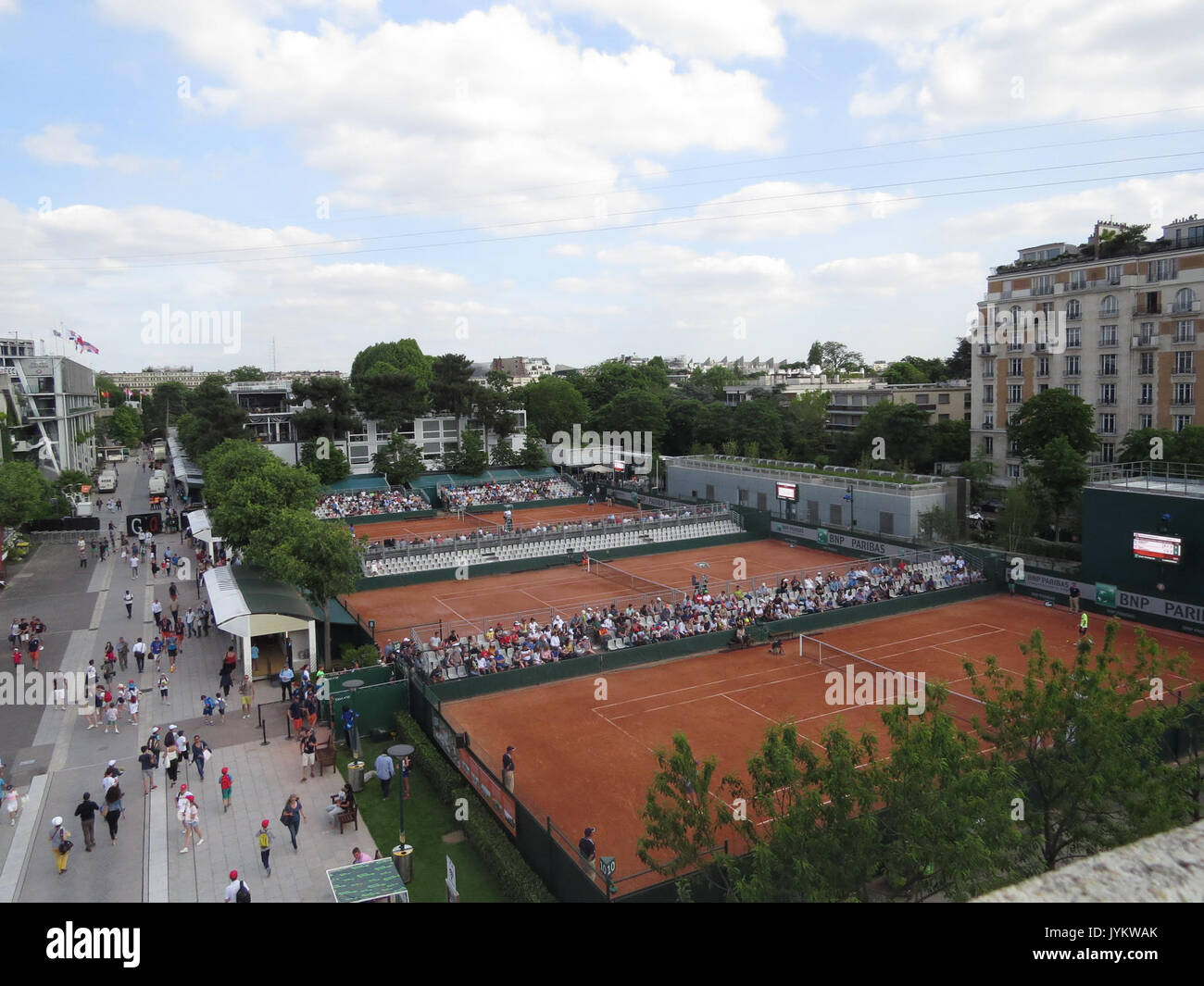 2017 Tournoi de Qualification 102 Roland Garros Banque D'Images