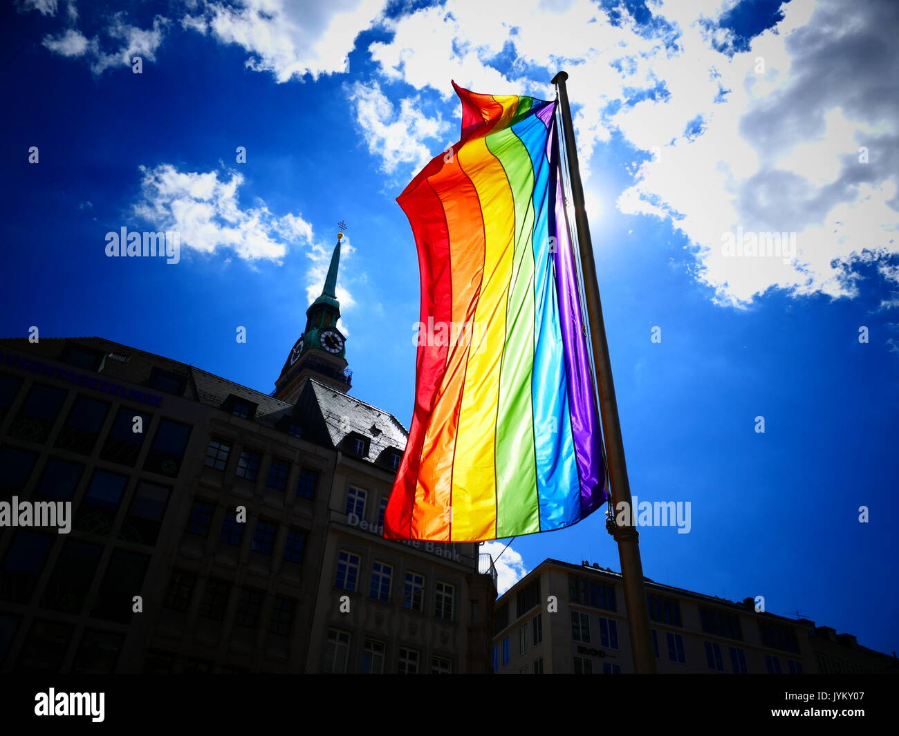 Allemand Allemagne Munich CDD Christopher Street Day du mariage pour tous les partie concert célébration Banque D'Images