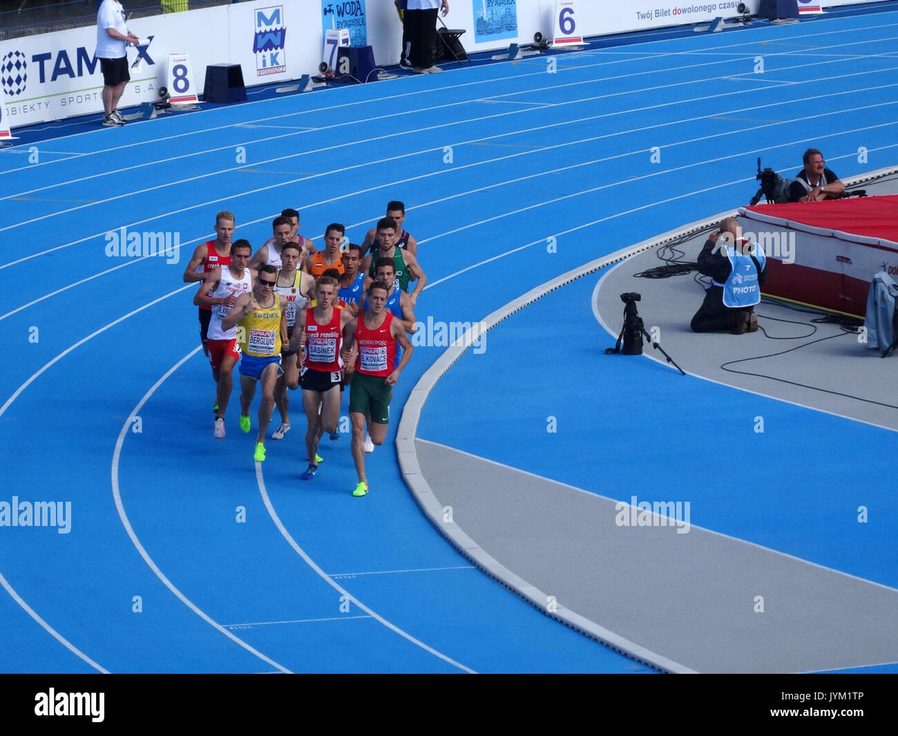 2017 Athlétisme Championnats d'Europe U23, 1500m hommes qualifications4 13 07 2017 Banque D'Images