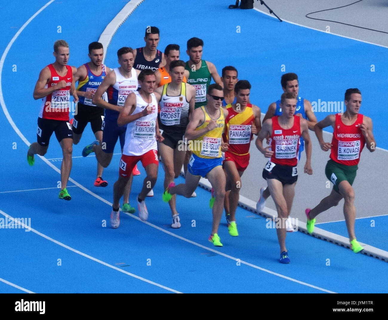 2017 Athlétisme Championnats d'Europe U23, 1500m hommes qualifications5 13 07 2017 Banque D'Images