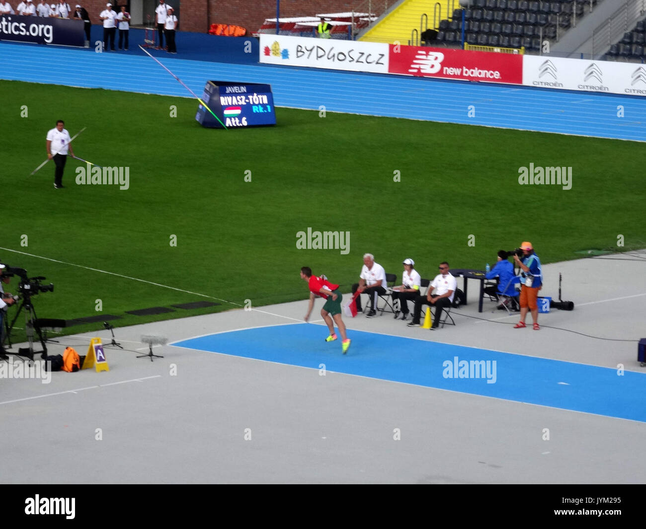 2017 Athlétisme Championnats d'Europe U23, lancer du javelot Hommes 15 07 2017 final Banque D'Images