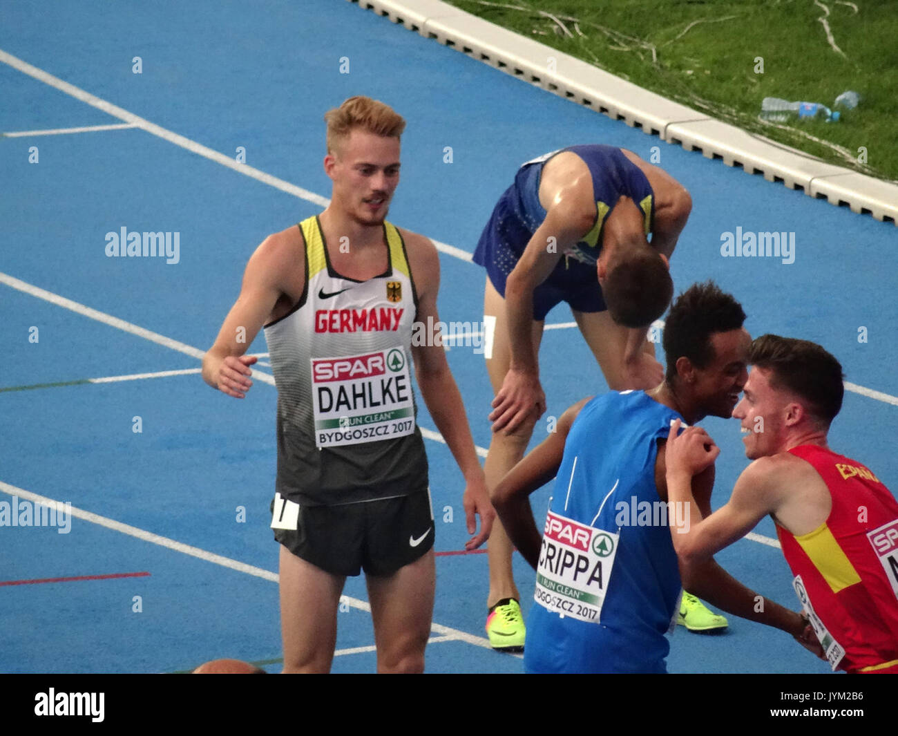 2017 Athlétisme Championnats d'Europe U23, finale hommes 5000m12 15 07 2017 Banque D'Images
