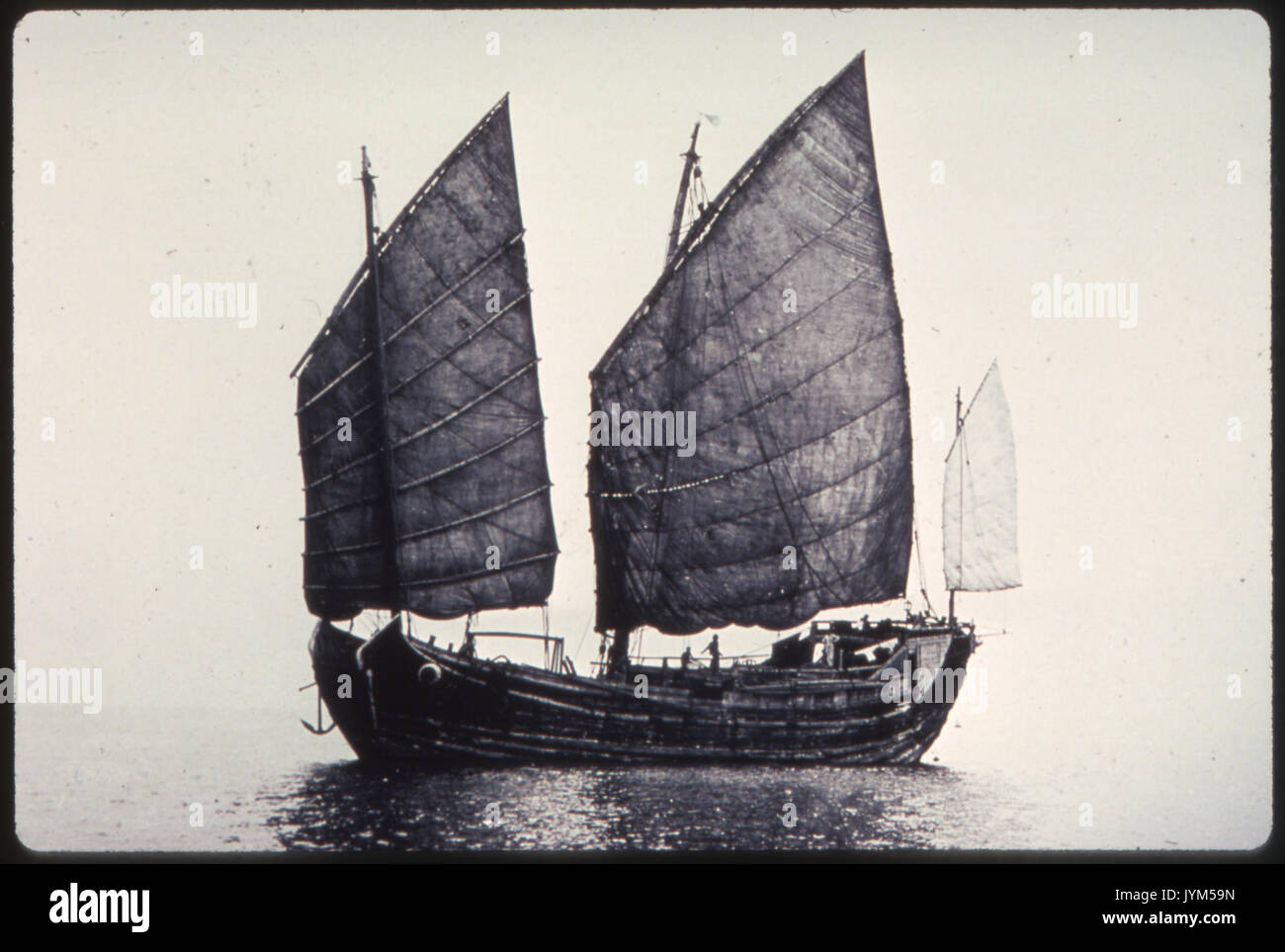 Une mer passe junk, Changde, Hunan, Chine, ca.1900 1919 (IMP YDS RG008 358 0008 0041) Banque D'Images