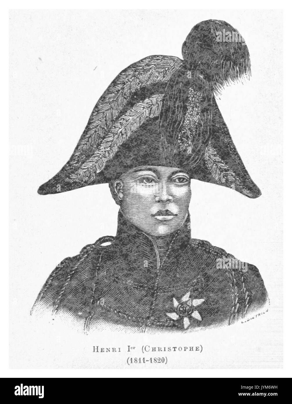 Henri I. Christophe (1811 1820) Banque D'Images