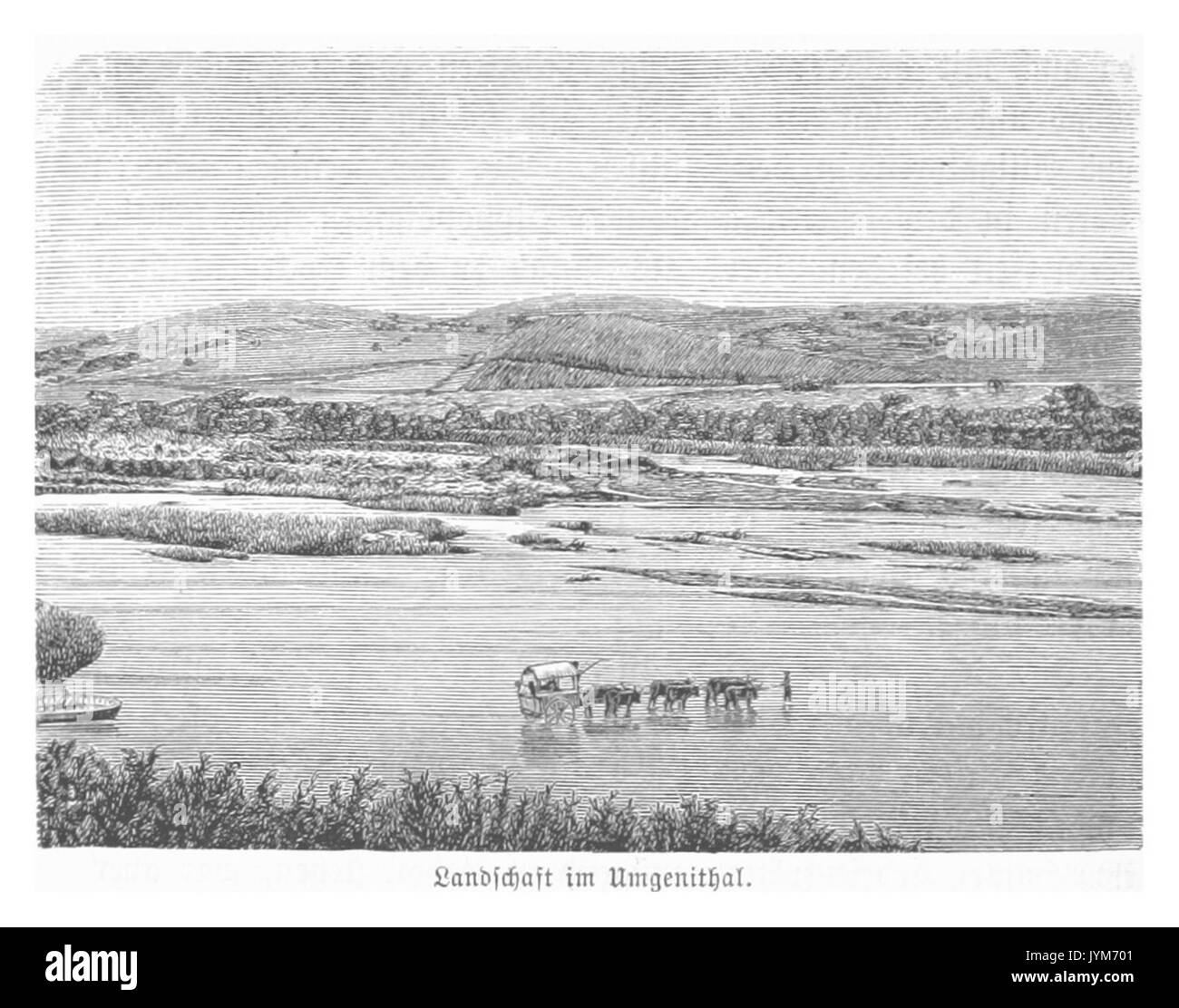 Landschaft im Umgenithal Banque D'Images