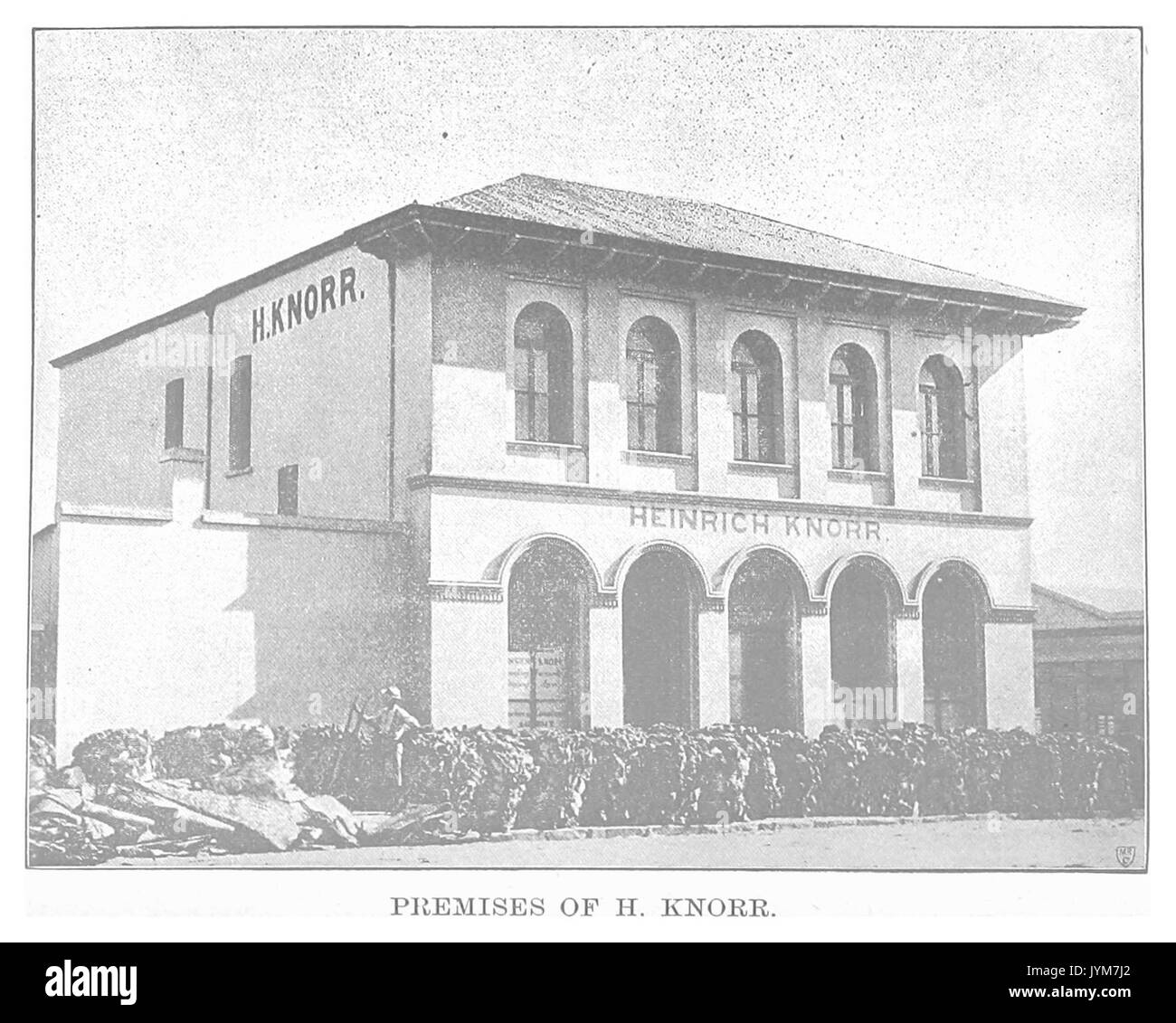 EL1893 pg121 Locaux de H. Knorr Banque D'Images