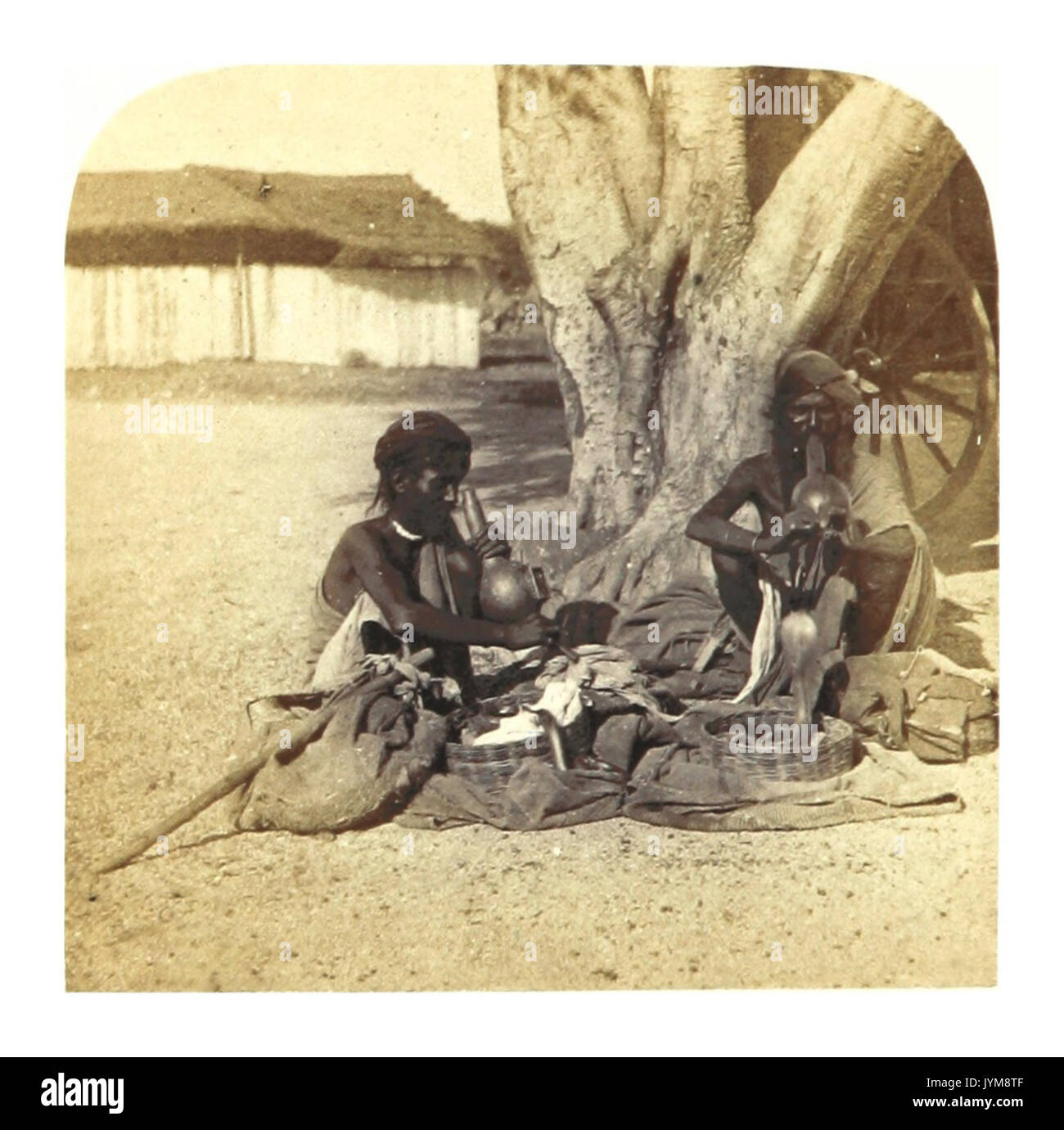 Souder en Inde 1862 pg282 (066 Charmeurs) Banque D'Images