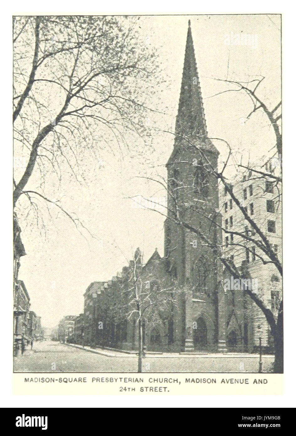 (King1893NYC) pg374 MADISON SQUARE PRESBYTERIAN CHURCH, Madison Avenue et 24E RUE Banque D'Images