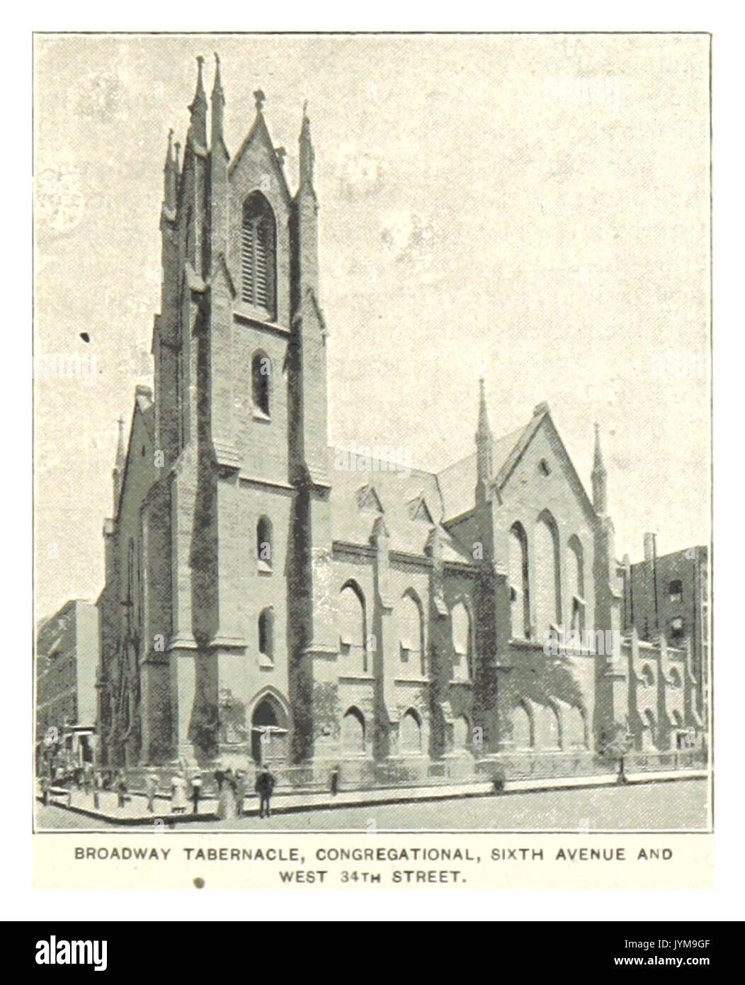 (King1893NYC) pg391, Tabernacle de Broadway, de la CONGRÉGATION DE LA SIXIÈME AVENUE ET WEST 34TH STREET Banque D'Images