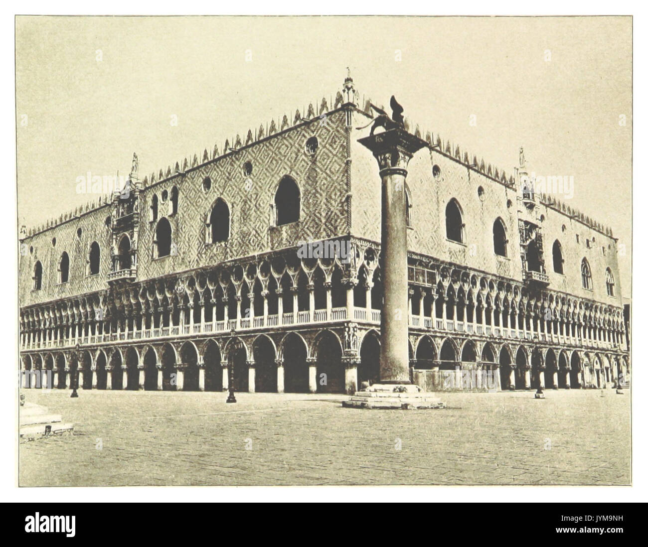 (CLEMENT1894pg055) Venise Palais Ducal Banque D'Images