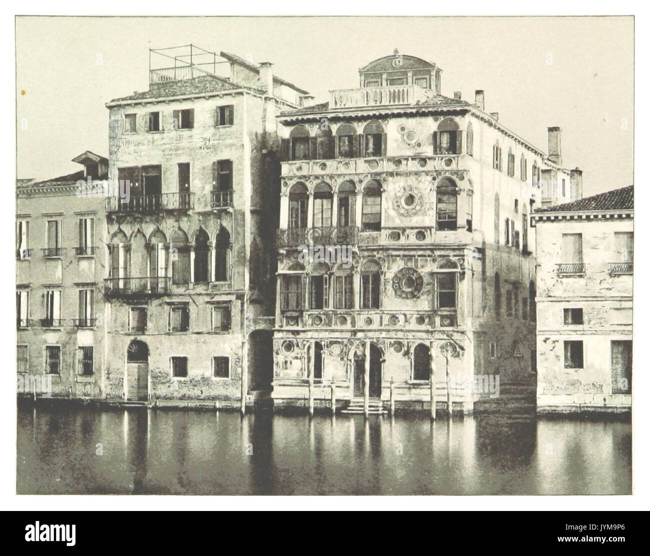 (CLEMENT) Venise1894pg423 Le Palais Dario, sur le Grand Canal Banque D'Images
