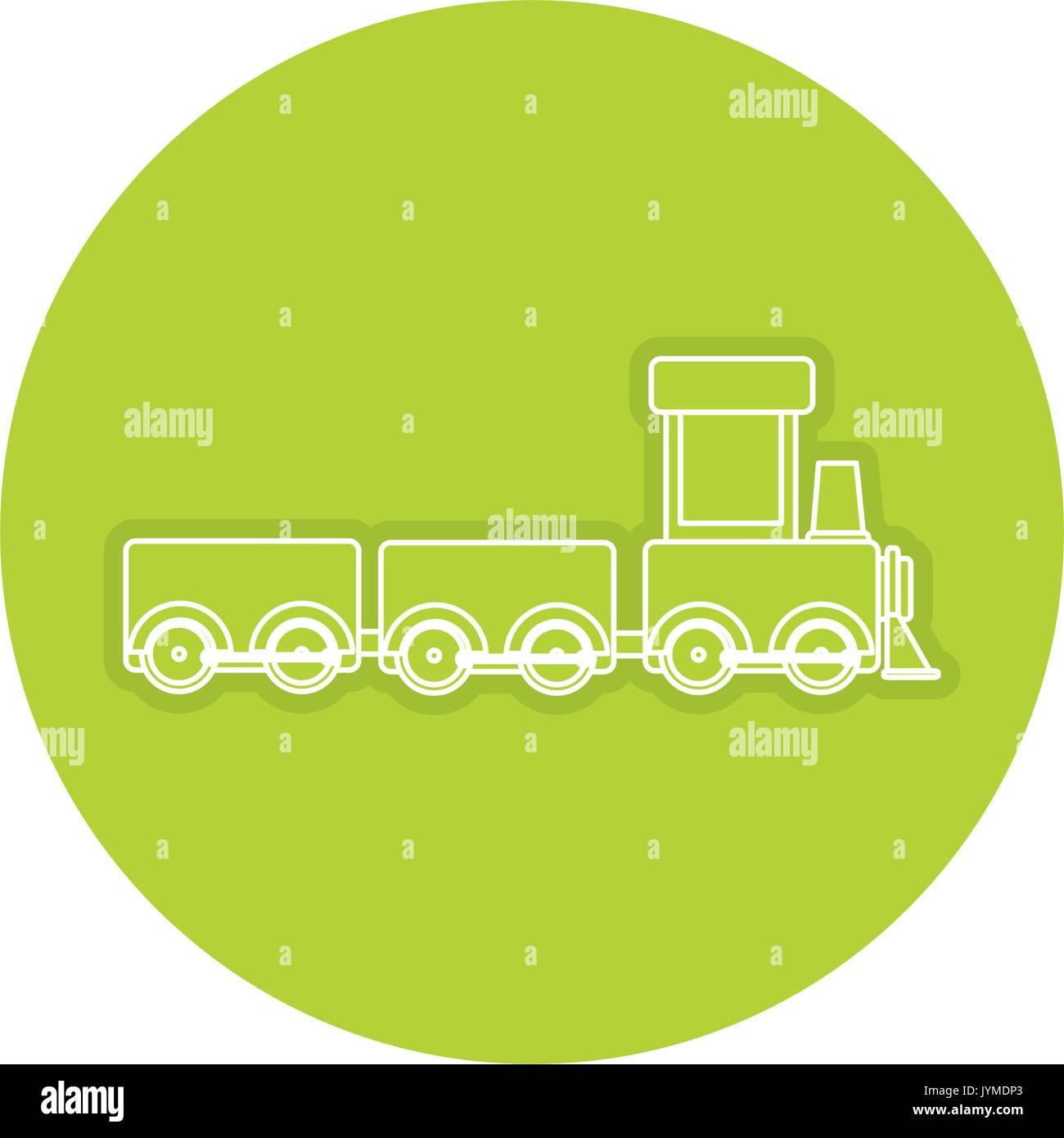 Toy train vecteur icône isolé illustration design Illustration de Vecteur