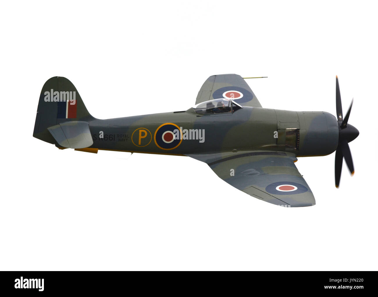 Hawker Sea Fury dans prototype scheme Banque D'Images