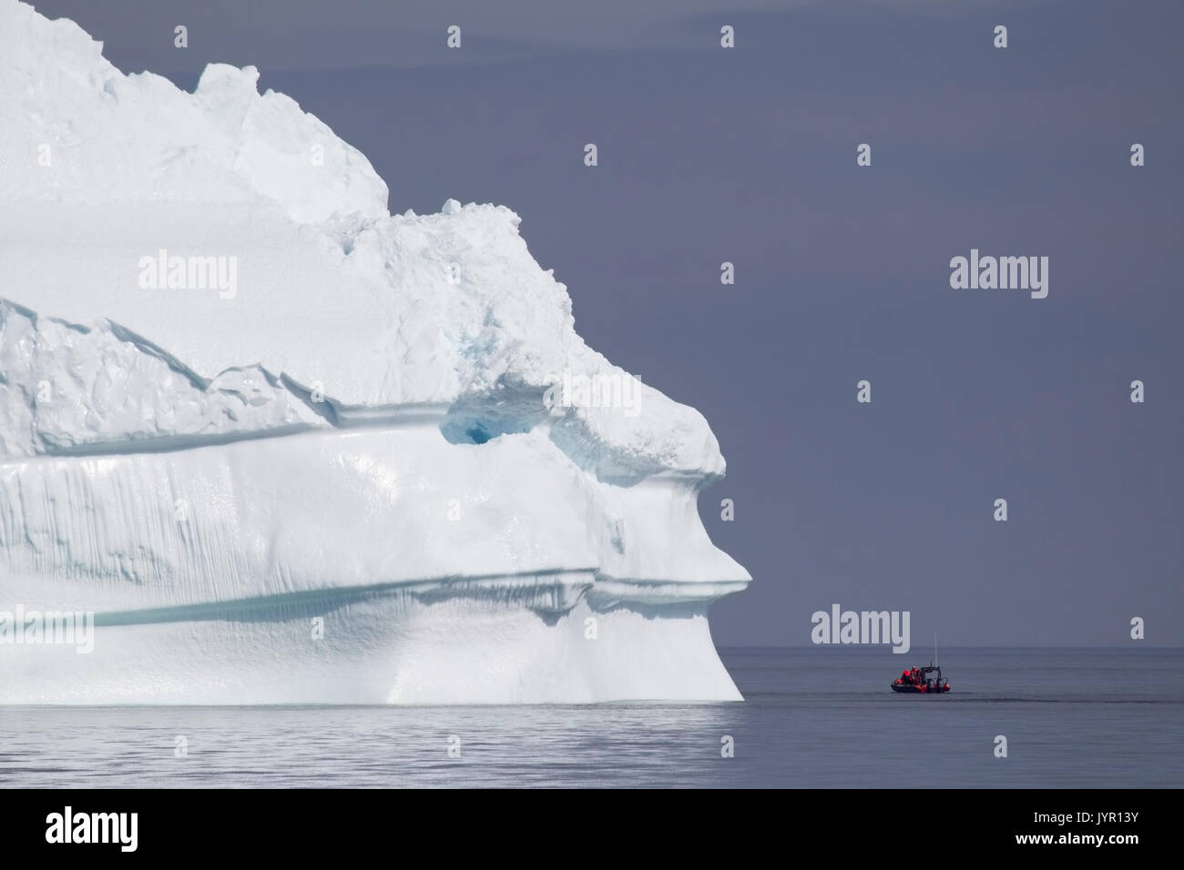 Gros iceberg Witless Bay, Terre-Neuve Banque D'Images