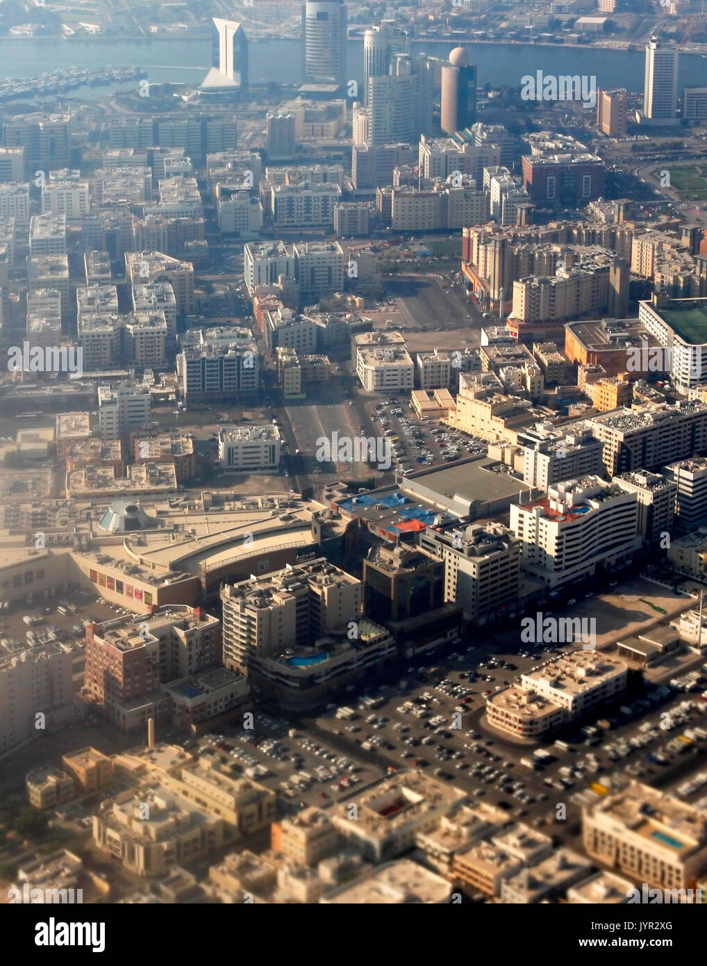 Vue aérienne de la ville de Dubaï Banque D'Images