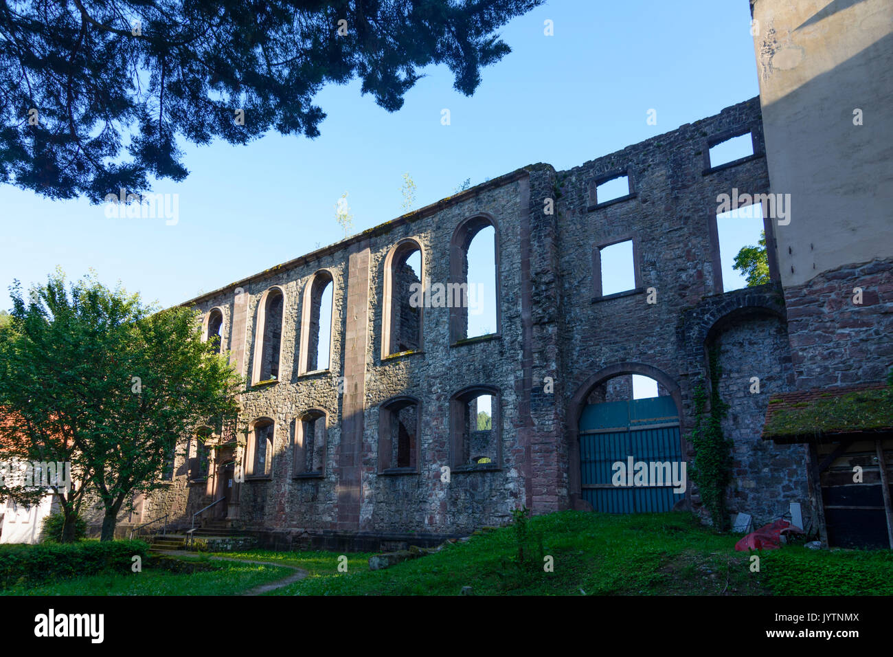 Ruine Kloster église abbatiale, Frauenalb Marxzell, Schwarzwald, Forêt-Noire, Bade-Wurtemberg, Allemagne Banque D'Images Ruine Kloster église abbatiale, Frauenalb Marxzell, Schwarzwald, Forêt-Noire, Bade-Wurtemberg, Allemagne Banque D'Images