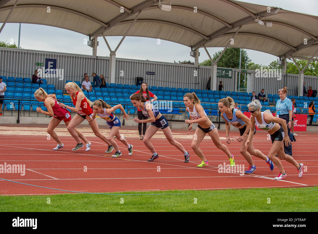 Angleterre Manchester International d'athlétisme 2017 Banque D'Images