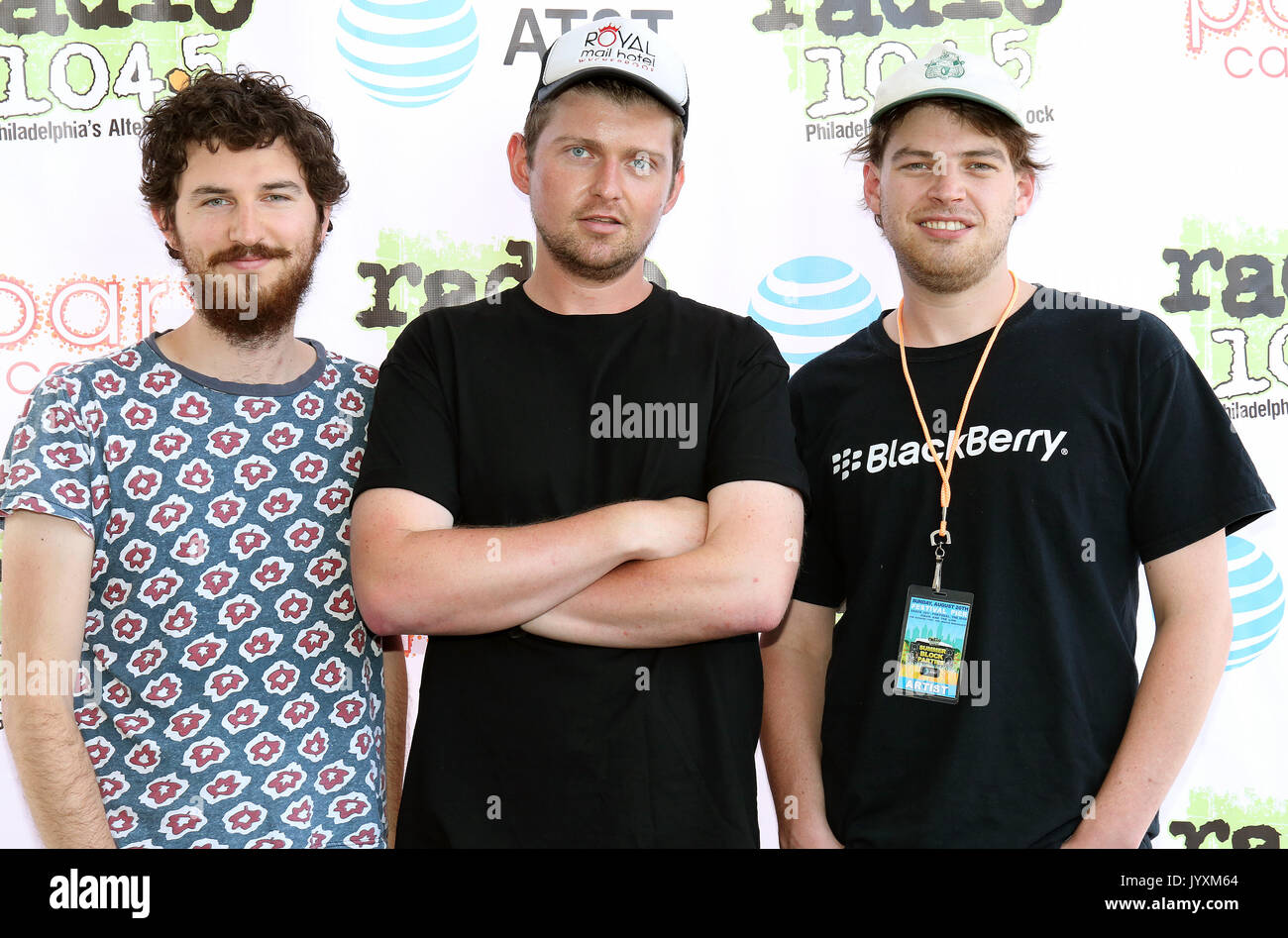 Philadelphia, PA, USA. 20e Août, 2017. Le type extérieur photographié à la Radio 104,5 Partie Bloc d'été au Festival Pier le 20 août 2017 seront survolant Cincinnati sur leur chemin de retour à Melborne, l'Australie demain pour regarder l'éclipse. Credit : Star Shooter/media/Alamy Punch Live News Banque D'Images