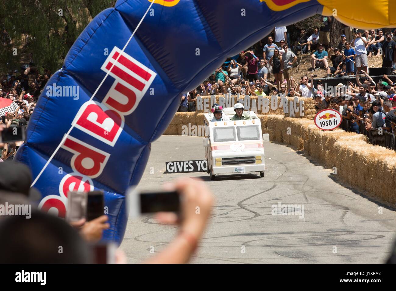 Los Angeles, États-Unis. 20 août 2017. Atmosphère 2017 Red Bull Soapbox Race Elysian Park août 20,2017 Los Angeles, Californie. Banque D'Images