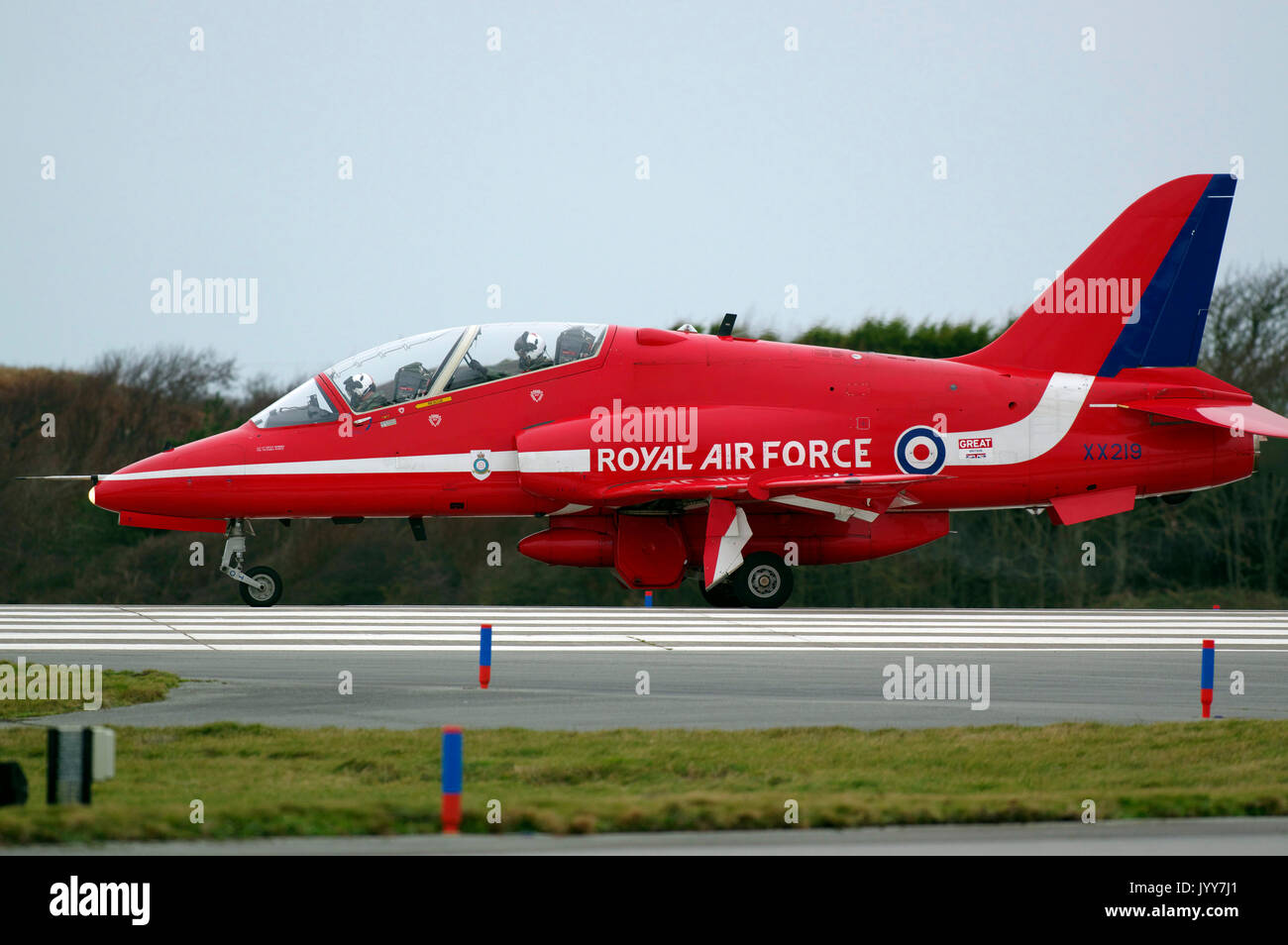 British Aerospace Hawk Flèches rouges Banque D'Images