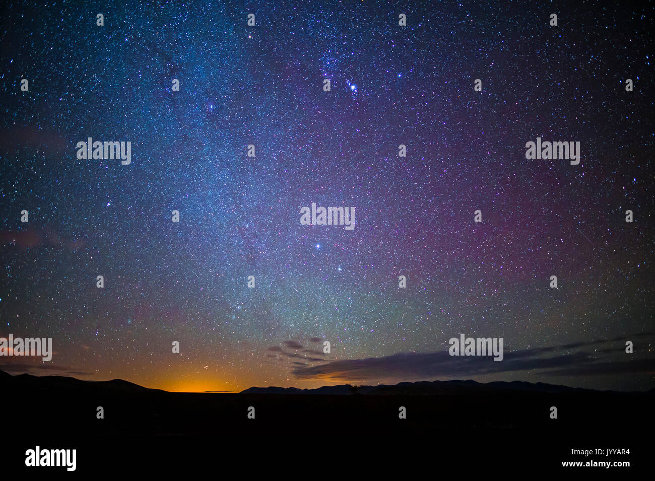 Les étoiles dans le ciel nocturne Banque D'Images Les étoiles dans le ciel nocturne Banque D'Images