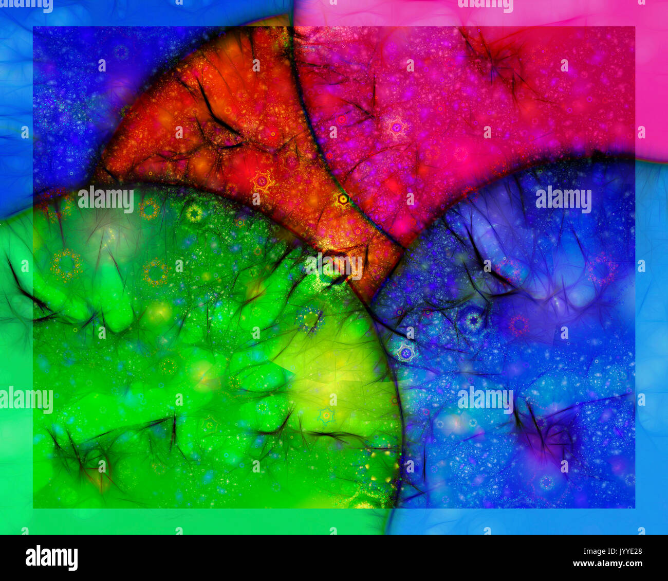 L'ART NUMÉRIQUE : résumé du papier cadeau Design Banque D'Images