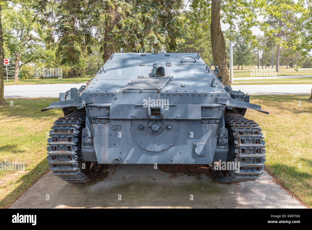 L'allemand Jagdpanzer 38(t) Banque D'Images