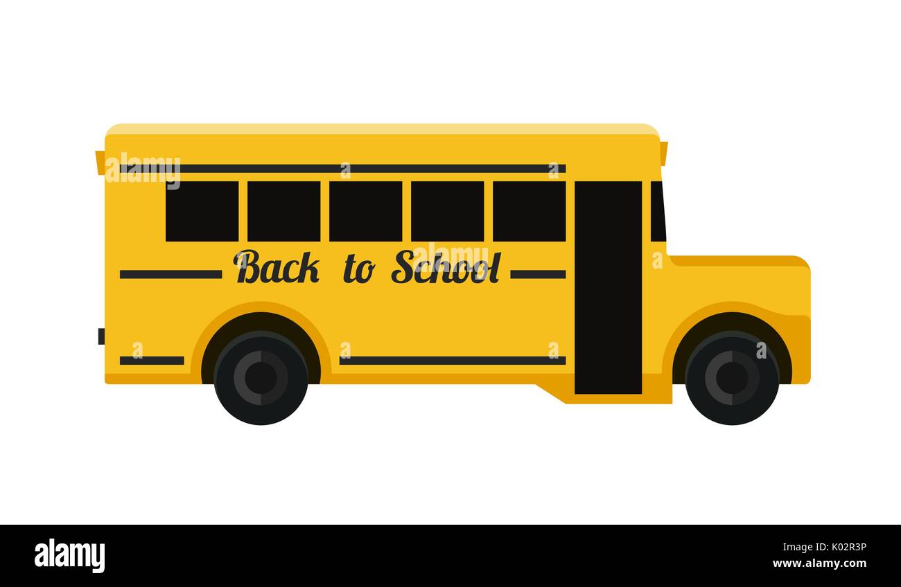 School bus télévision illustration Illustration de Vecteur