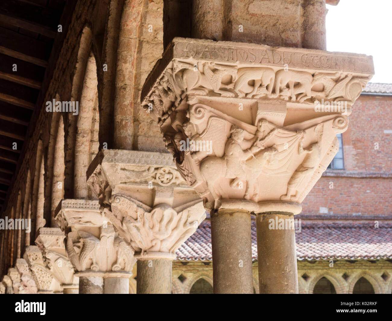 Abbaye Saint-Pierre de Moissac, Banque D'Images