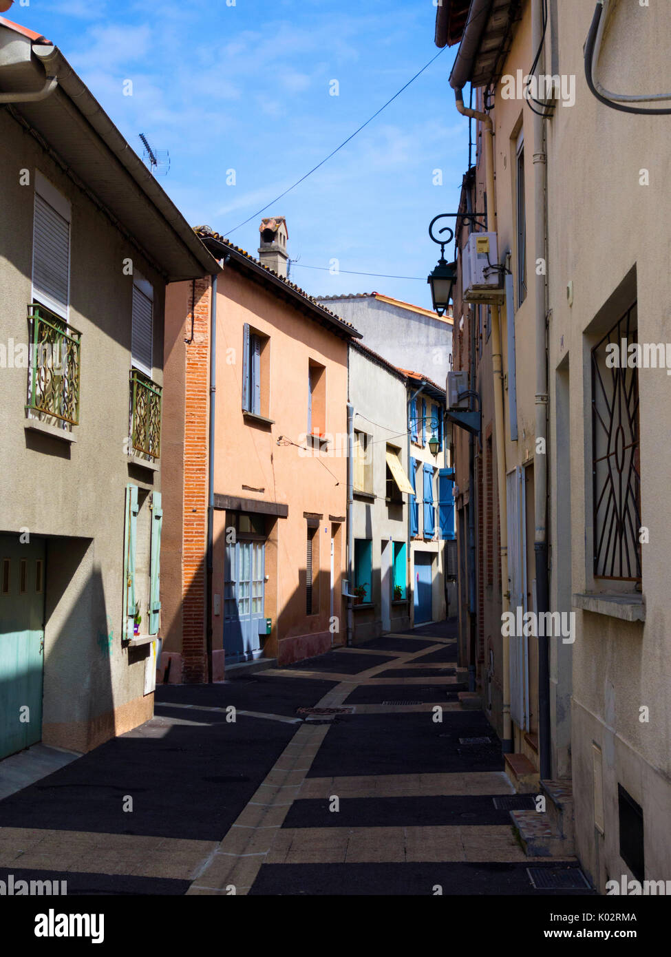 Moissac, centre-ville Banque D'Images