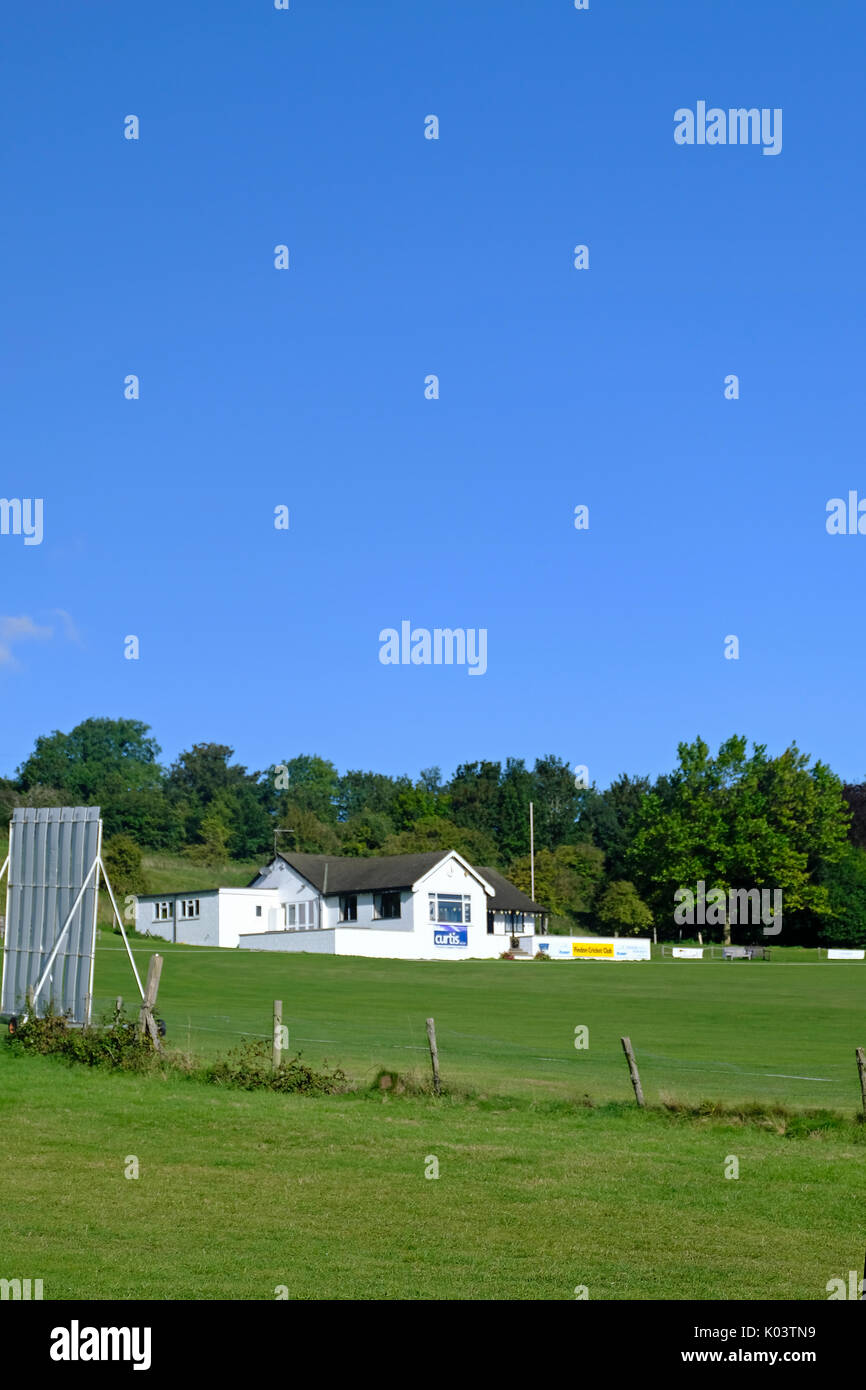 Findon Cricket Club pavillion, Findon Village, West Sussex, UK Banque D'Images