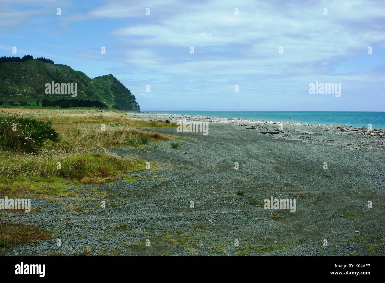 Plage Opape, Bay of Plenty, Nouvelle-Zélande Banque D'Images