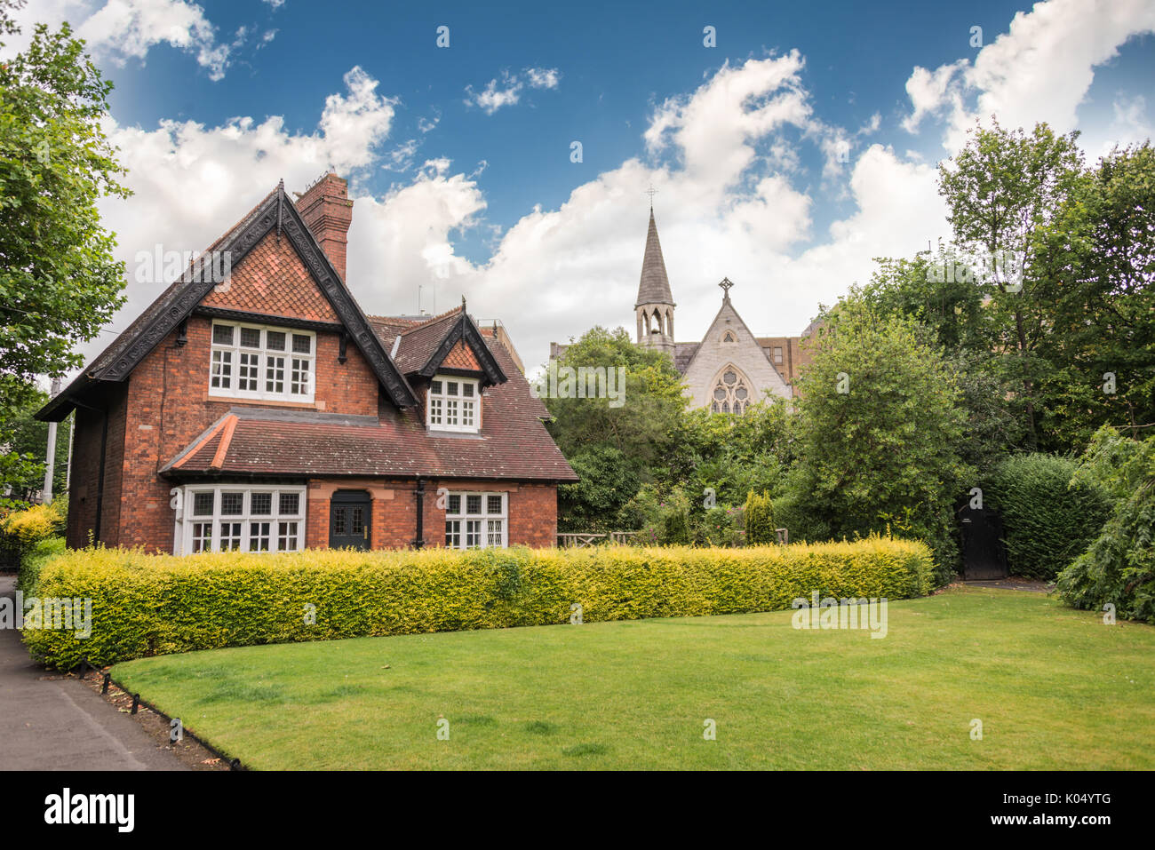 St Stephen's Green Park de Dublin, Irlande Banque D'Images