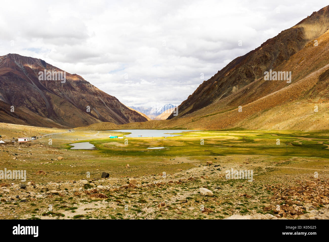 Paysage naturel à Leh Ladakh, Jammu-et-Cachemire, l'Inde Banque D'Images