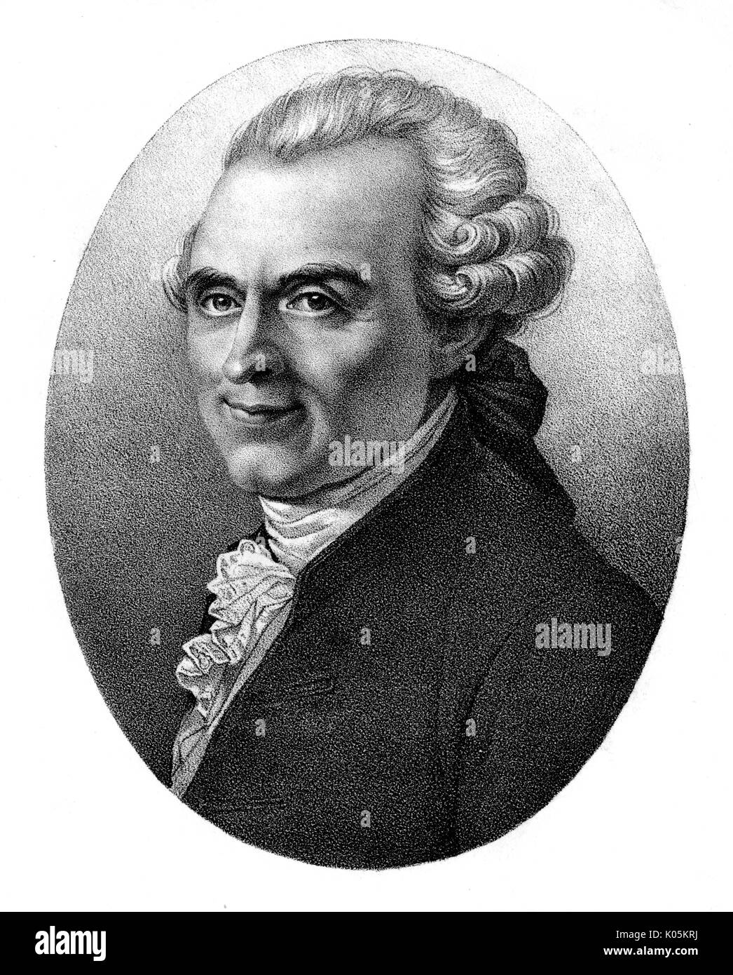 Michel Jean Sedaine (1719 - 1797) - Pierre Français-Mason qui est devenu un dramaturge Date : Banque D'Images