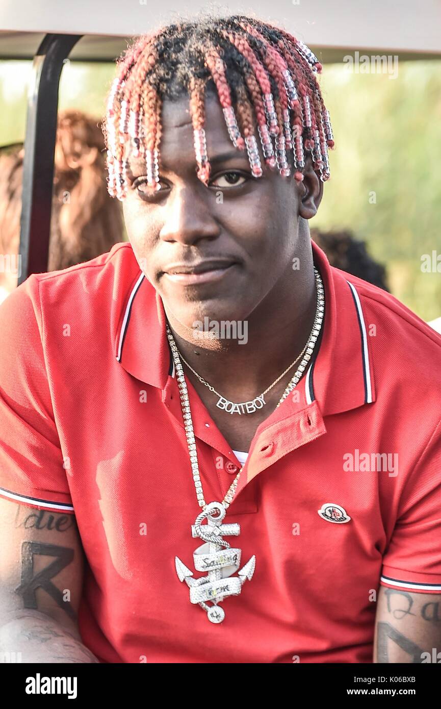 Wantagh, NY, USA. 20e Août, 2017. Lil Yachty sur scène pour 2017 Hot 100 Music Festival - SUN, 2 Northwell La santé au Jones Beach Theatre, Wantagh, NY 20 août 2017. Crédit : Steven Ferdman/Everett Collection/Alamy Live News Banque D'Images