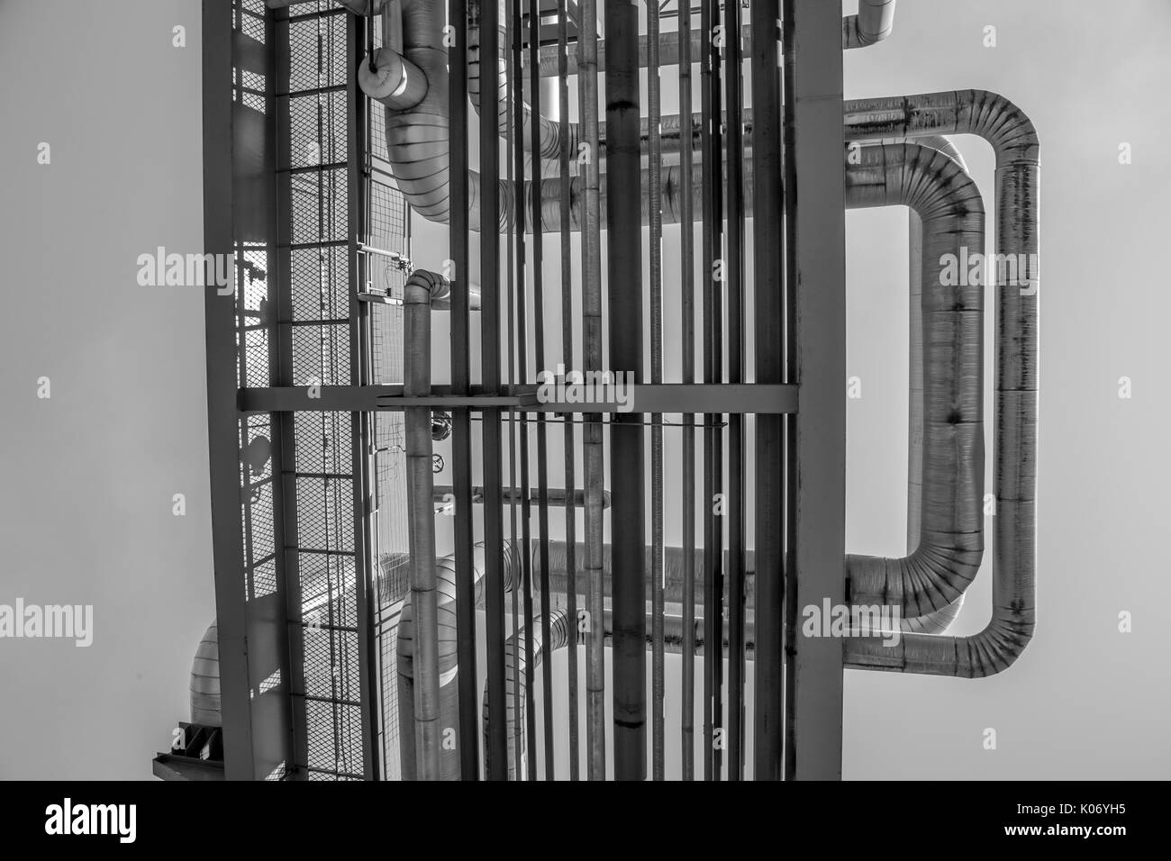 Pipe Line industry plant Banque D'Images