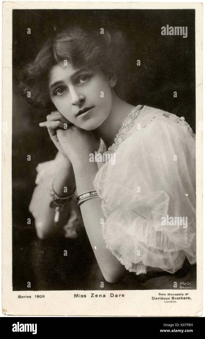 Zena Dare 1910 Banque D'Images