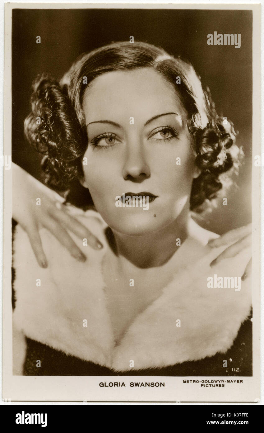 Gloria Swanson Banque D'Images