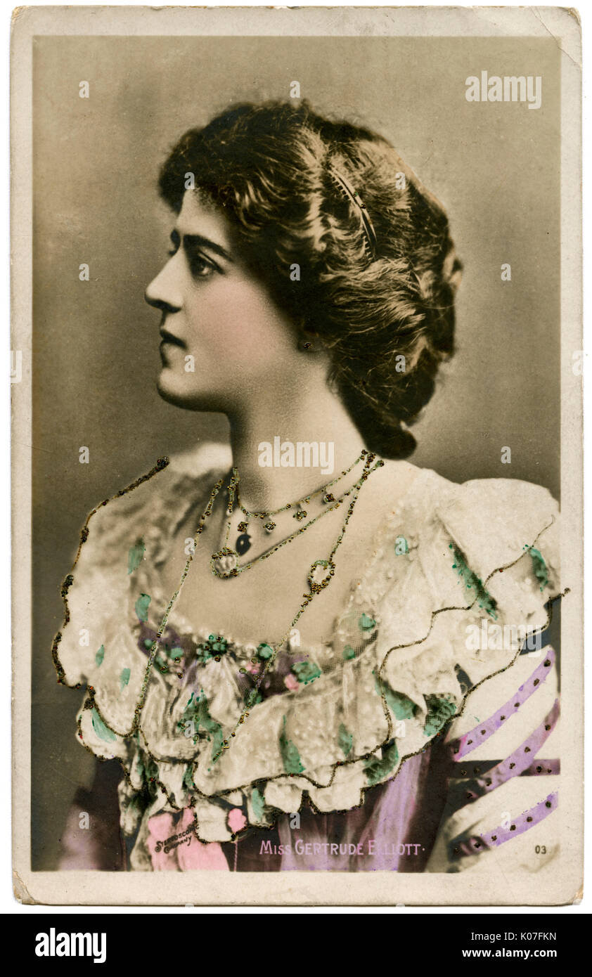 Gertrude Elliott Banque D'Images