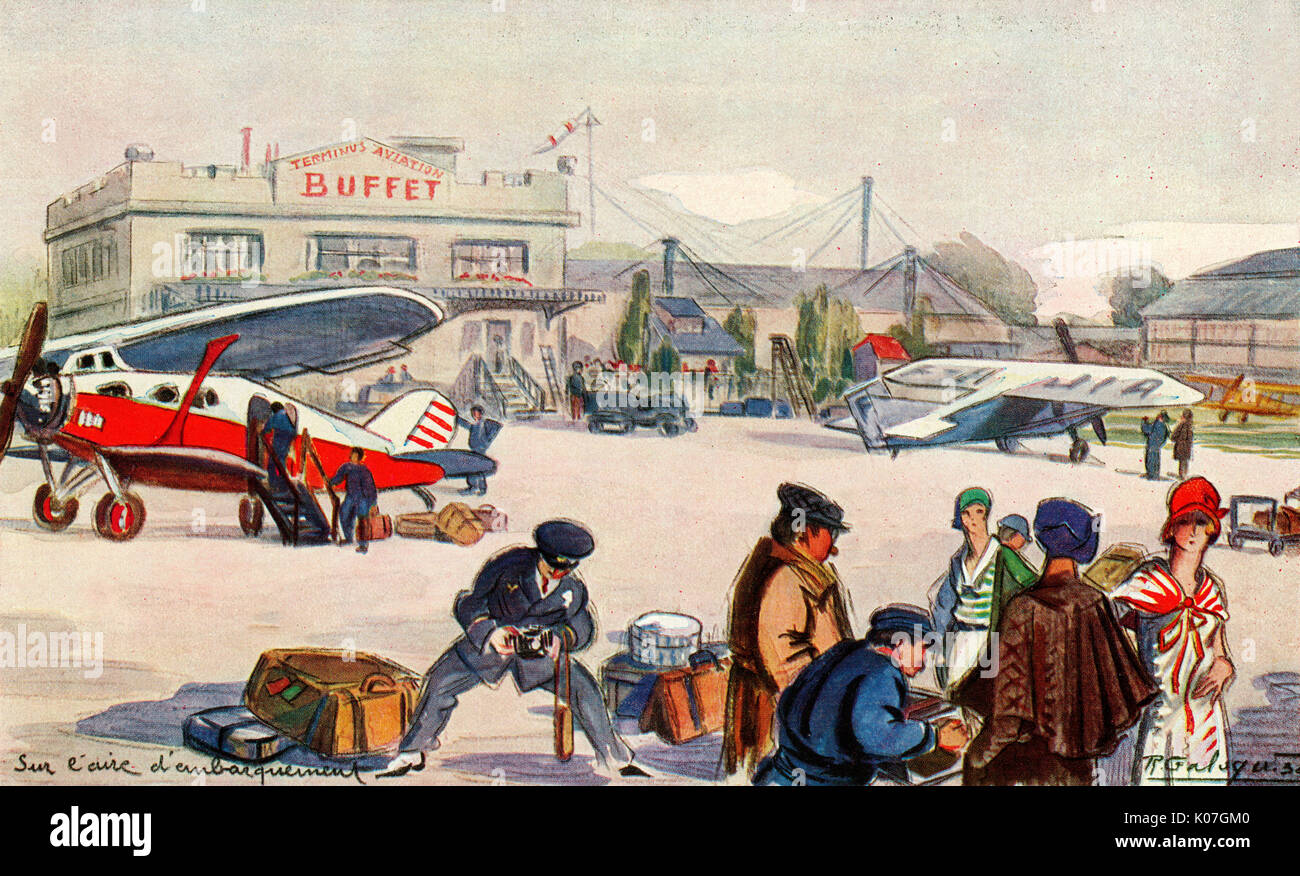 AÉROPORT DU BOURGET Banque D'Images