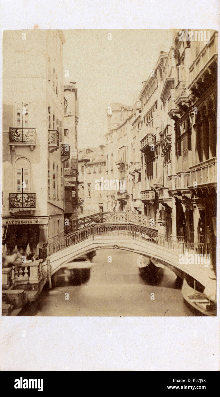 Venise, Italie - Canal Canonica - Palazzo Trévise-Cappello Banque D'Images